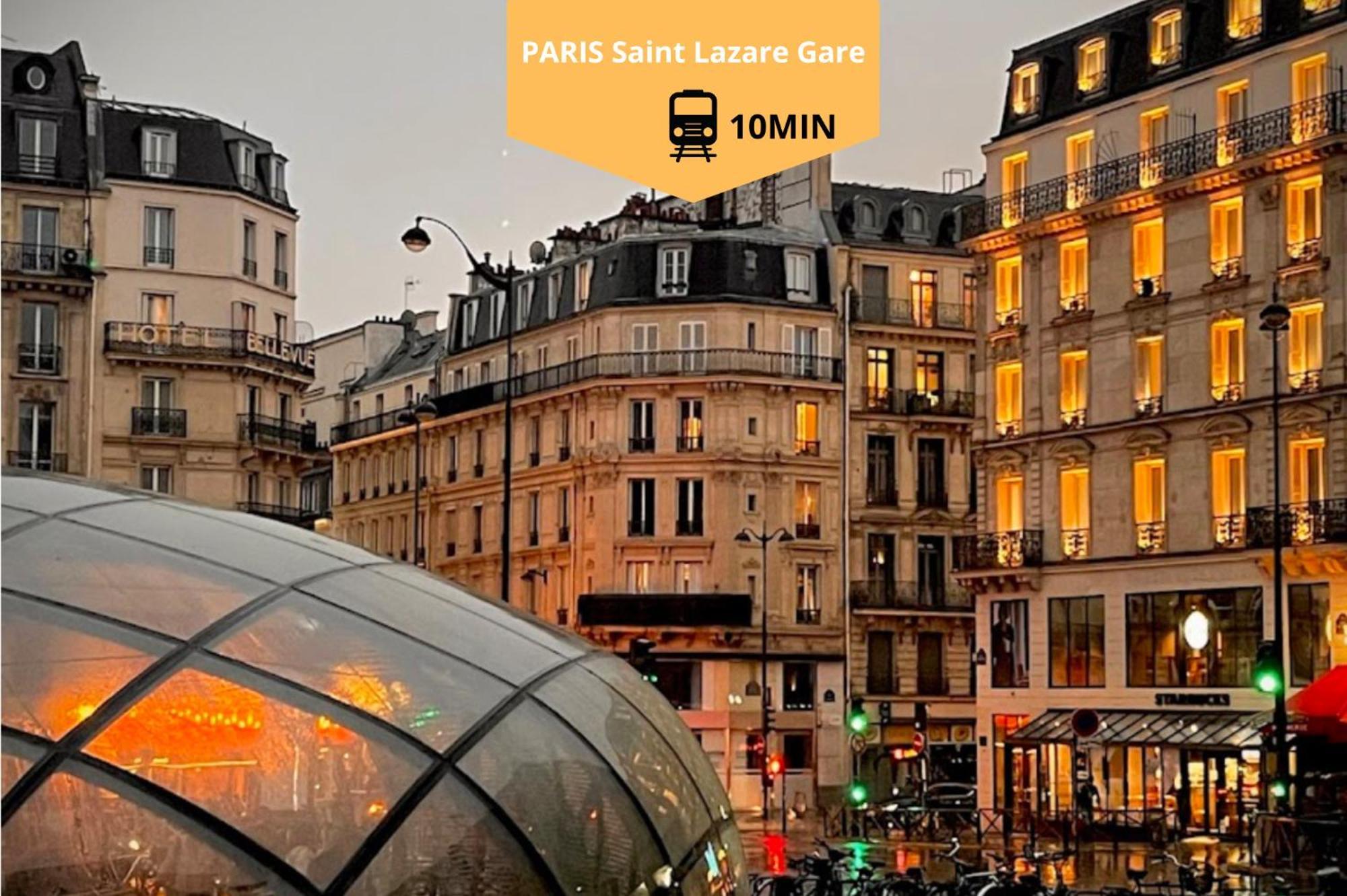 "Moonlight" Gare A 10Min De Paris, Wifi, Terrasse , Parking Lejlighed Argenteuil Eksteriør billede